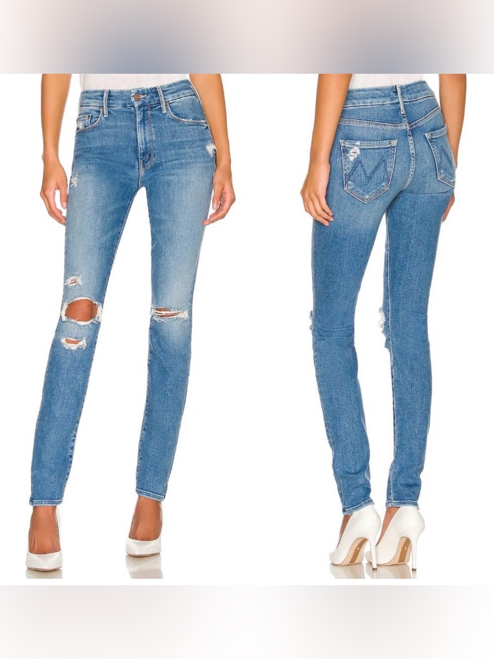 MOTHER The Looker Skimp Play Like a Pirate Wash Jeans